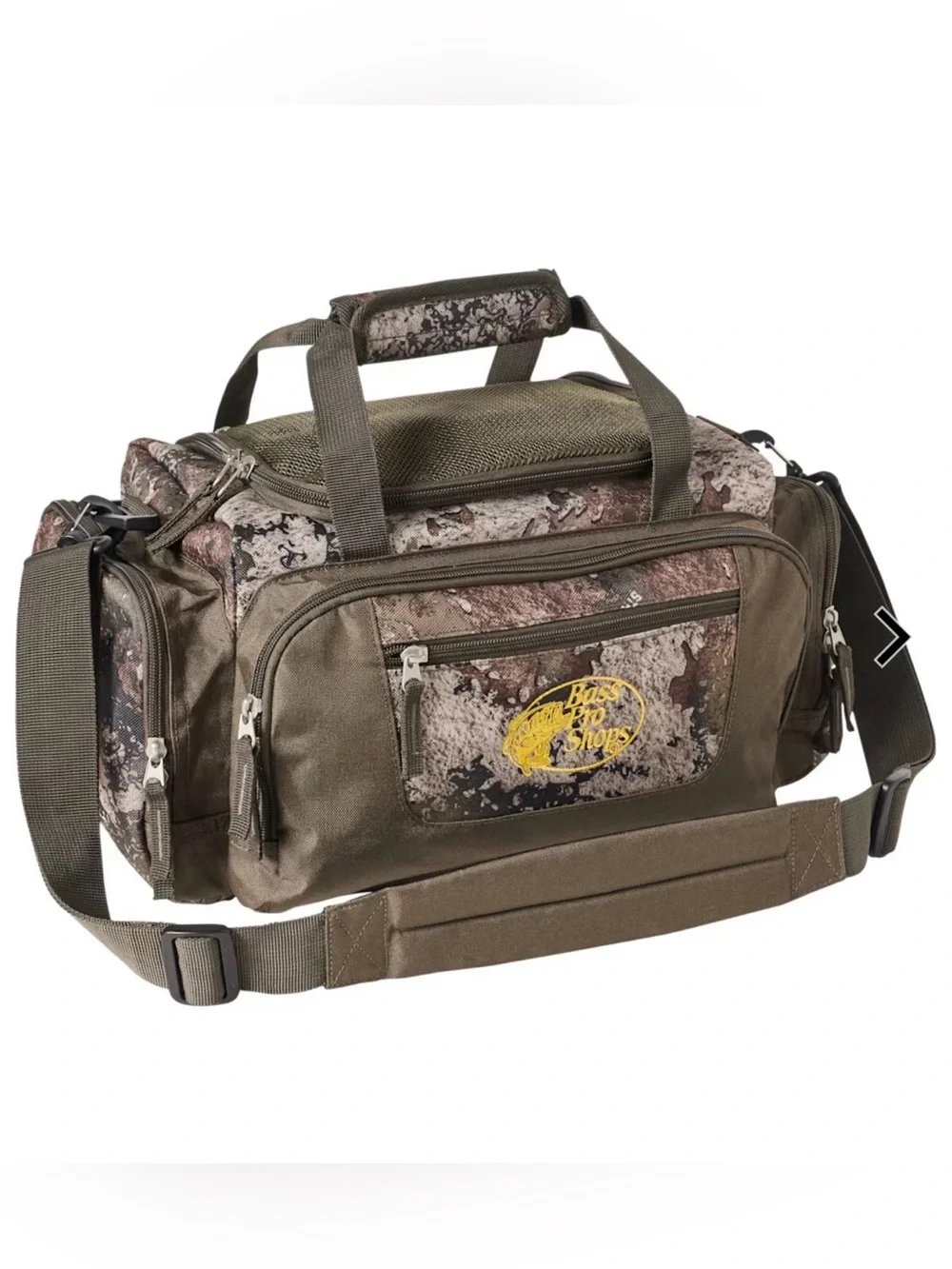 Bass Pro Shops Catch-All Gear Bag 20L Camo Gray Fishing Tackle Duffel, Set Of 2